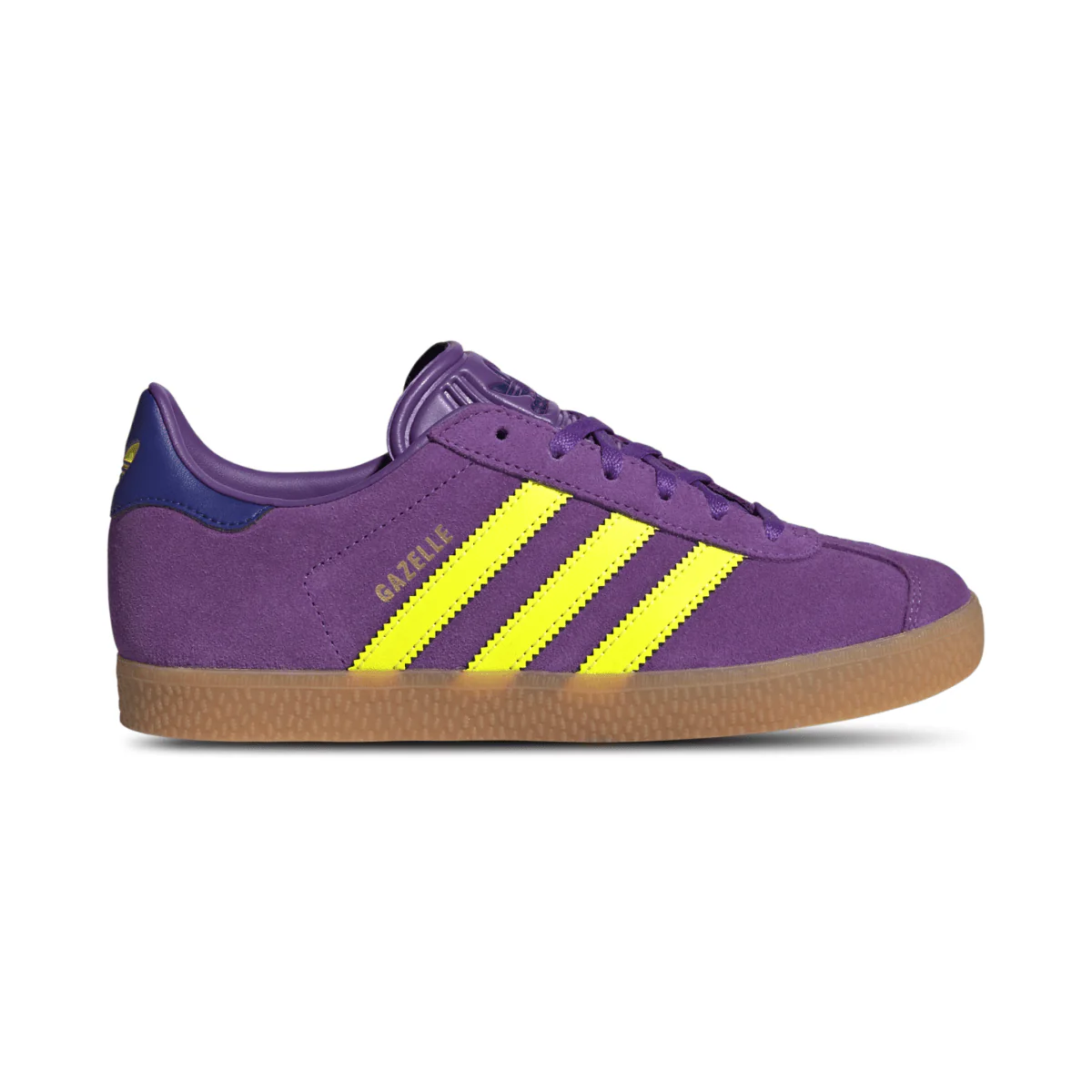 Adidas Kids (Grade School) Gazelle Active Purple/Solar Yellow/Collegiate Purple