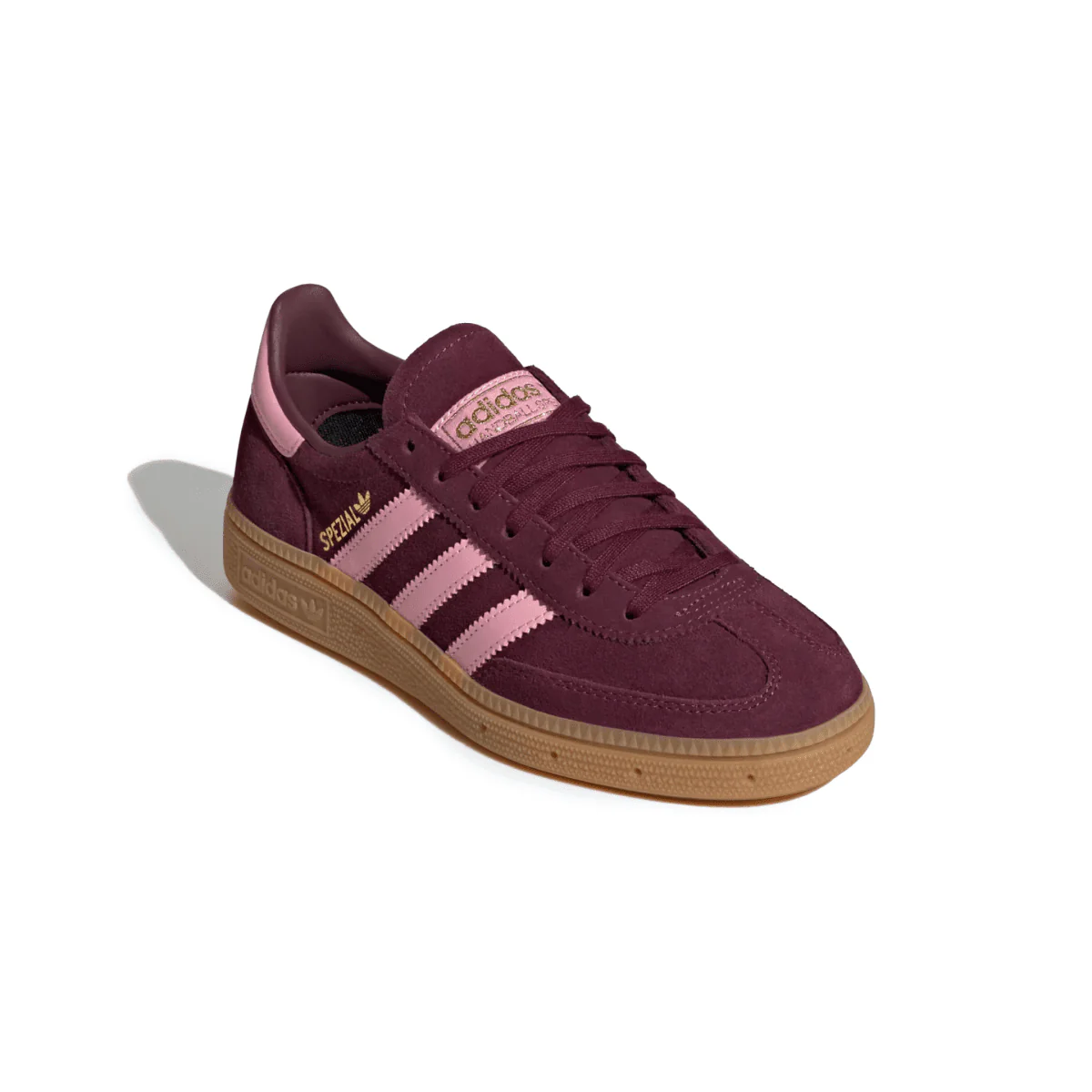 Adidas Kids (Grade School) Handball Spezial Maroon/Bliss Pink/Gum - Image 2