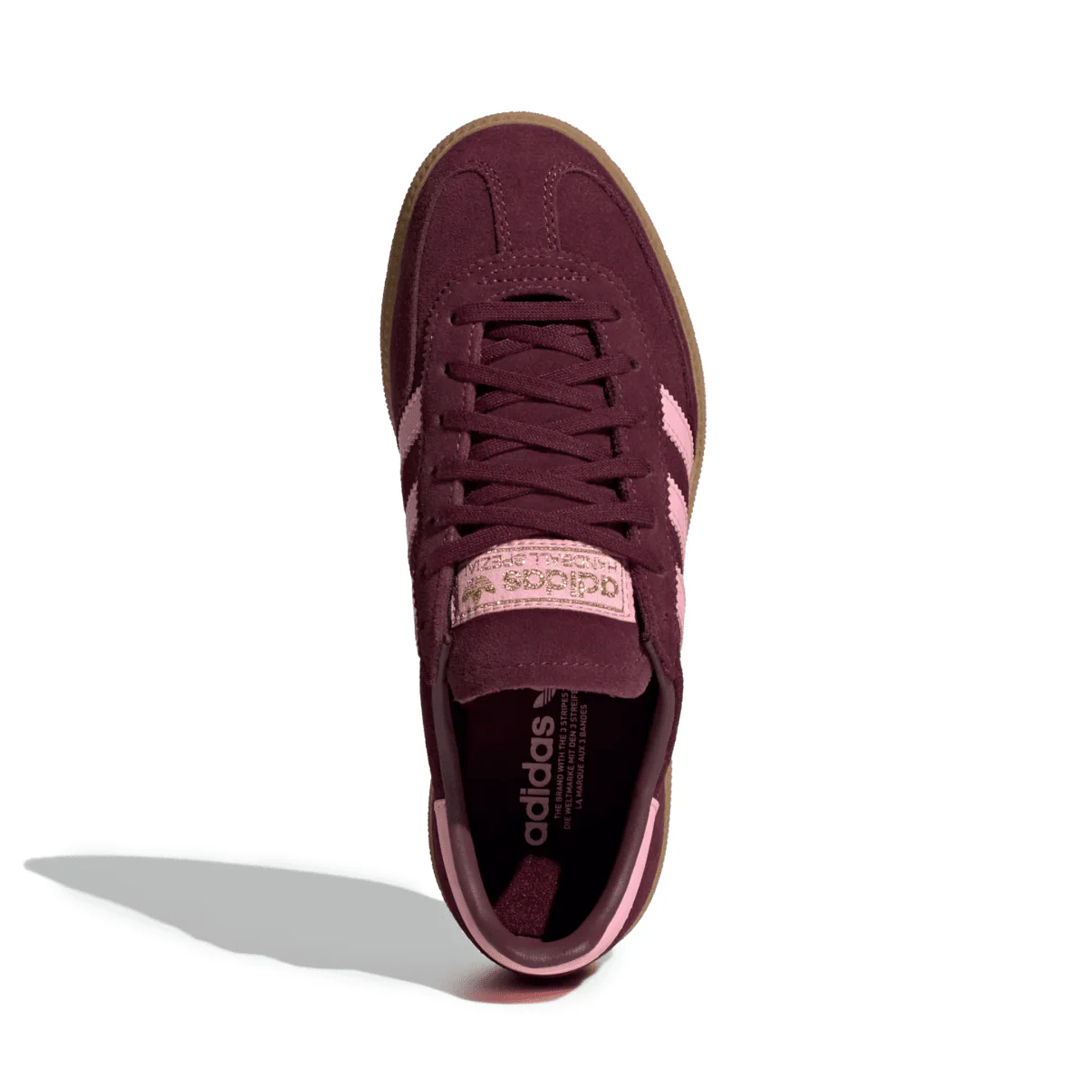 Adidas Kids (Grade School) Handball Spezial Maroon/Bliss Pink/Gum - Image 7