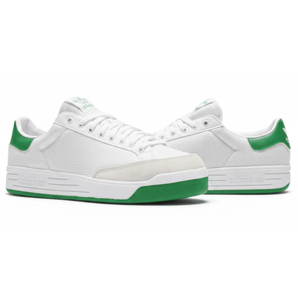 Adidas Men's Rod Laver Running White/Fairway Green - Image 4