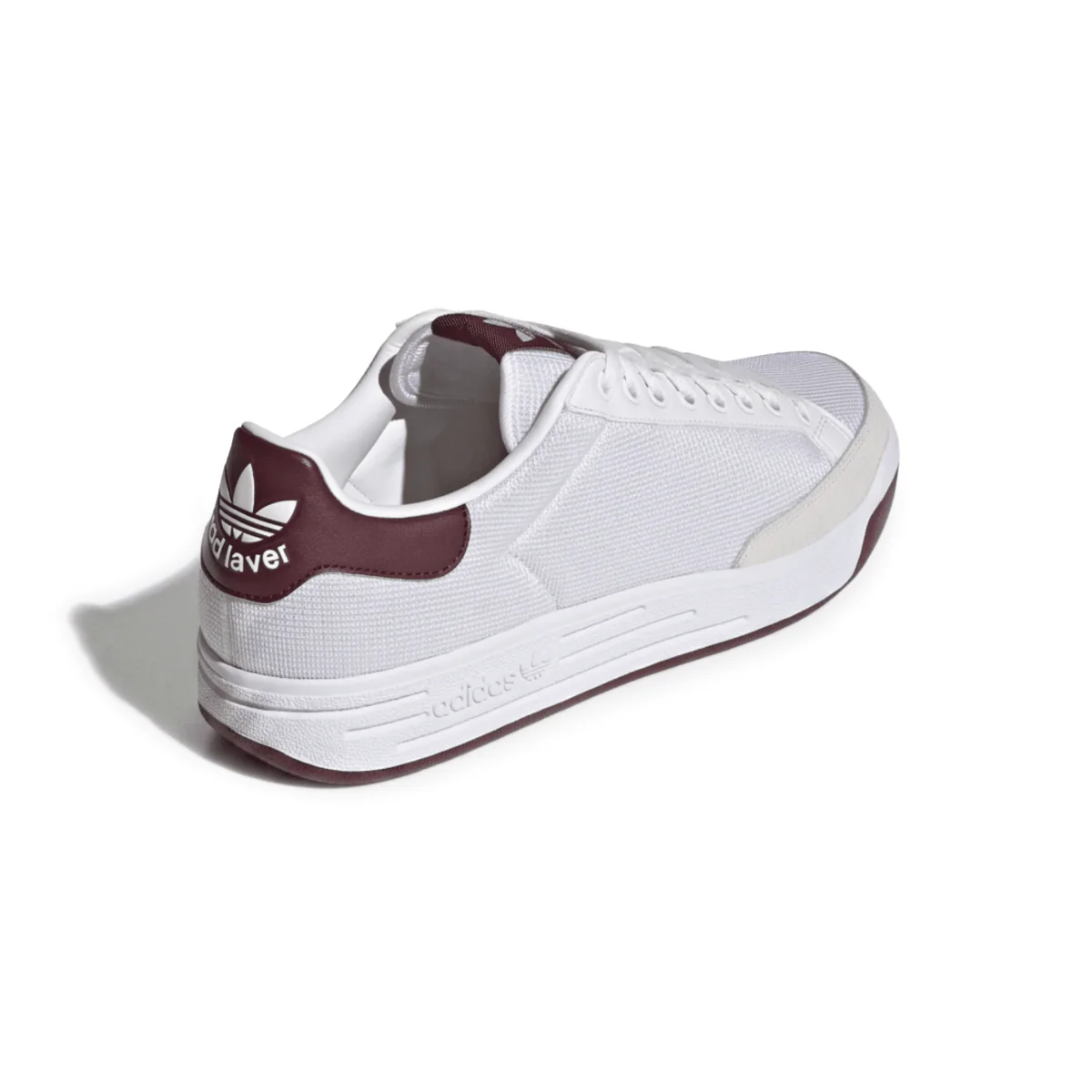Adidas Men's Rod Laver White/Maroon - Image 6