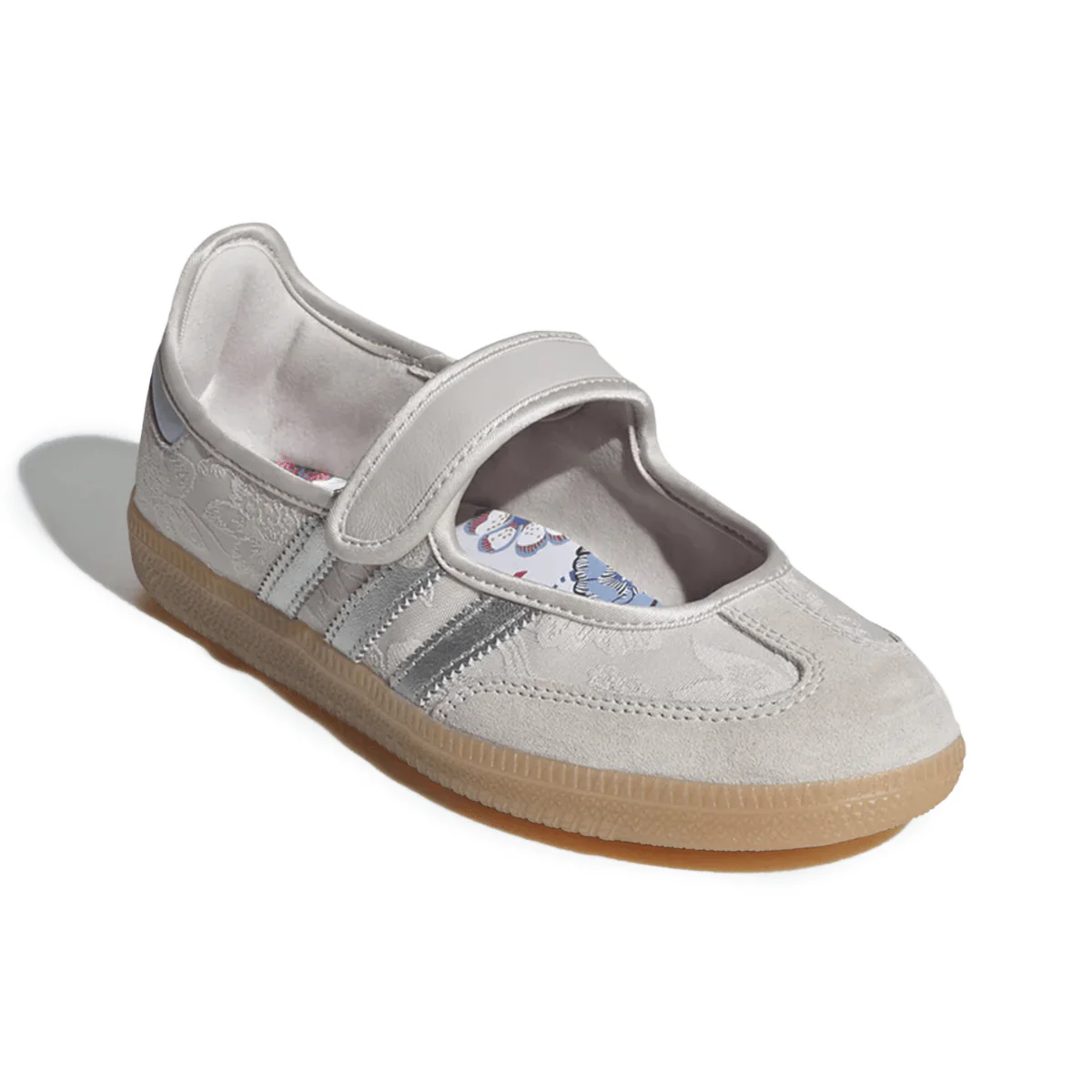 Adidas x Liberty London Women's Samba Jane Chalk Pearl/Silver Metallic - Image 2