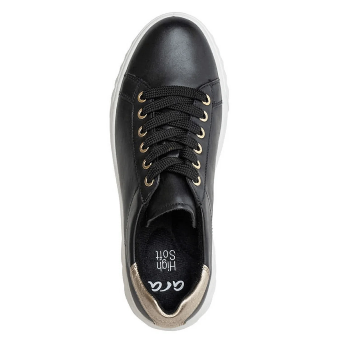 Ara Women's Mikky Black/Platinum Leather - Image 6
