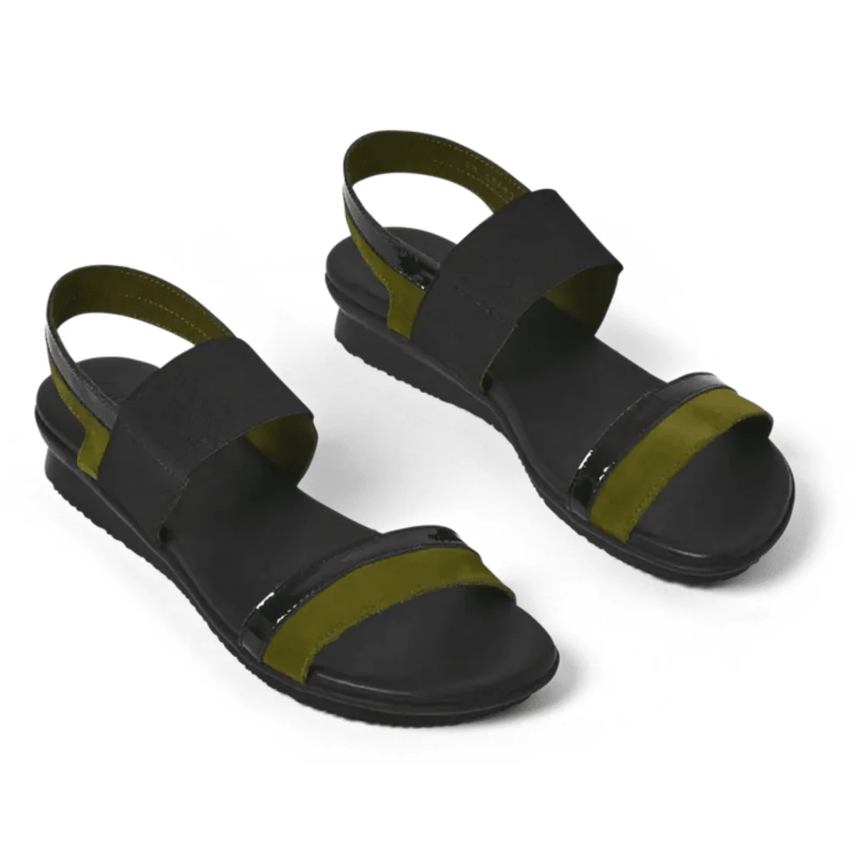 Arche Women's Aurmaz Olive/Black Nubuck - Image 3