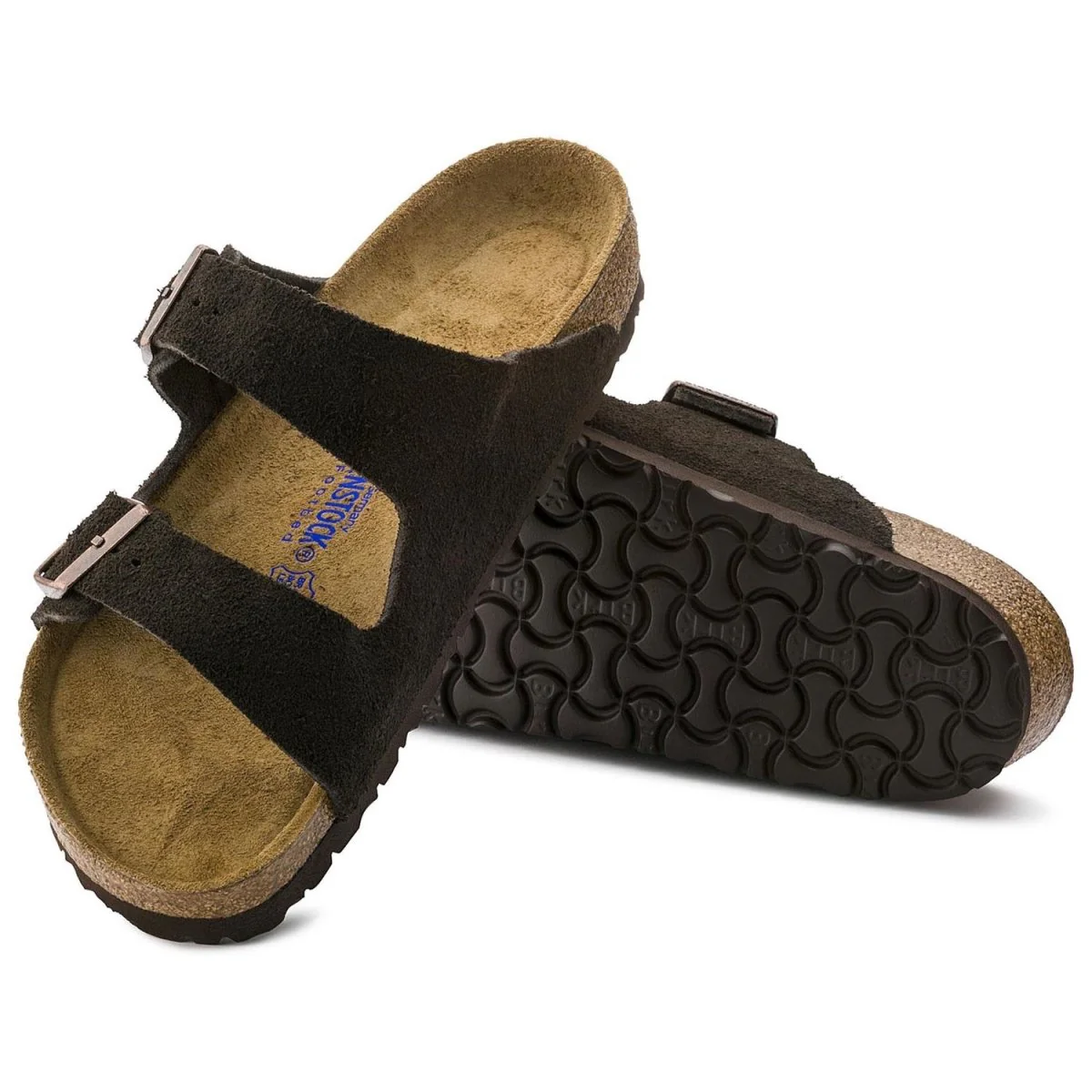 Birkenstock Women's Arizona Soft Footbed Mocha Suede - Image 4