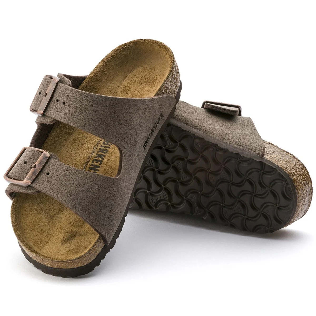 Birkenstock Kids Arizona Mocha Nubuck - Image 3