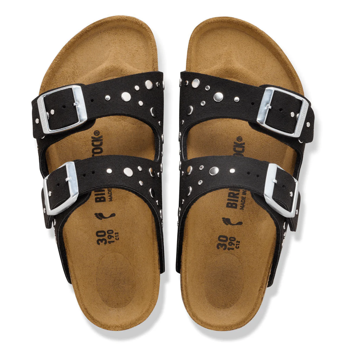 Birkenstock Kids Arizona Rivets Soft Birki Black - Image 5