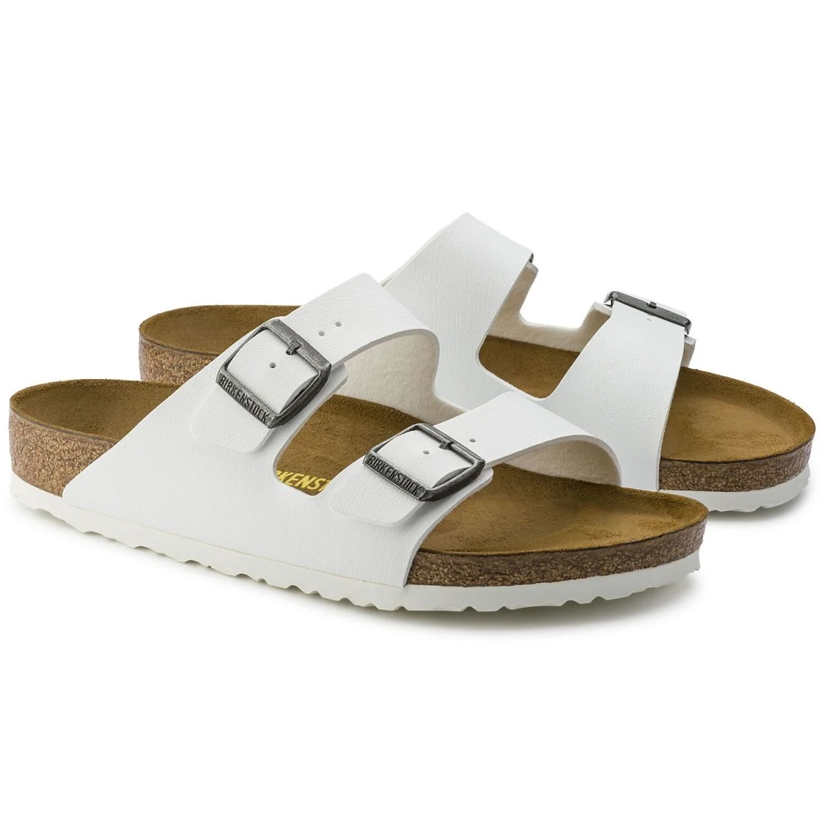 Birkenstock Men's Arizona White Birko-Flor - Image 3
