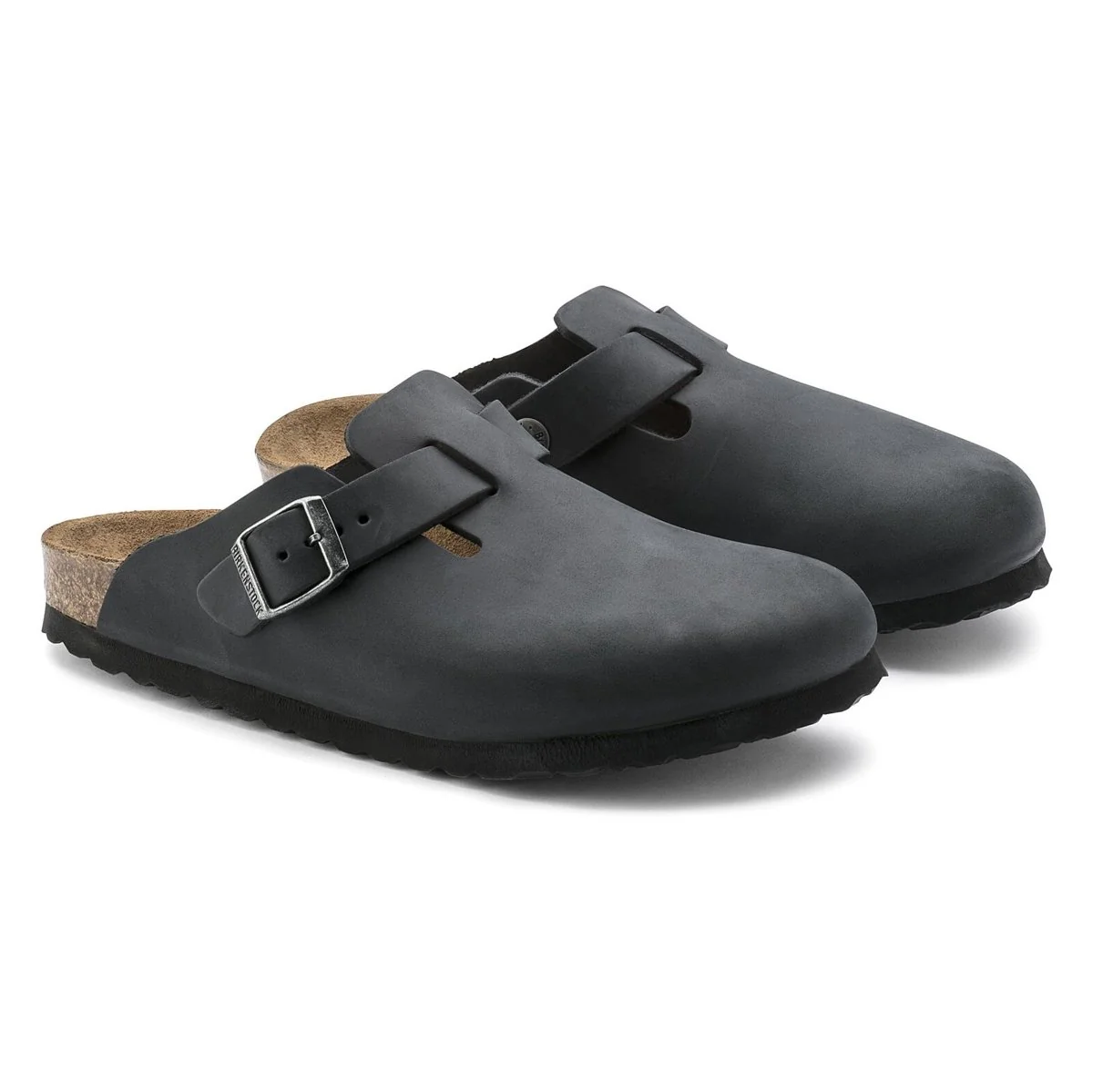 Birkenstock Men's Boston Black Oiled Leather - Image 3