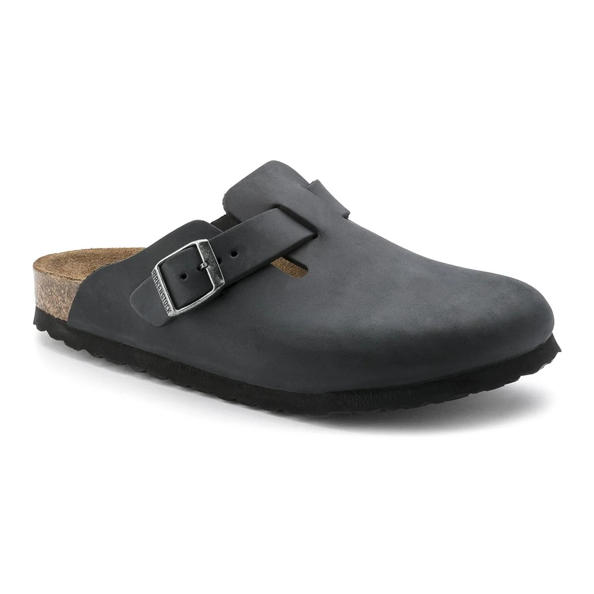 Birkenstock Men's Boston Black Oiled Leather - Image 4