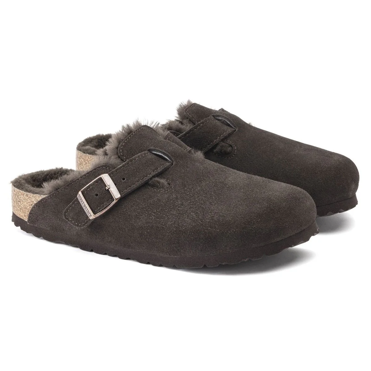 Birkenstock Men's Boston Shearling Brown Suede - Image 3