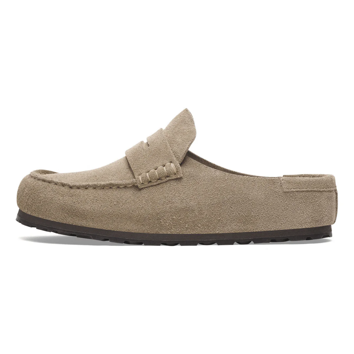 Birkenstock Men's Naples Wrapped Taupe Suede - Image 4
