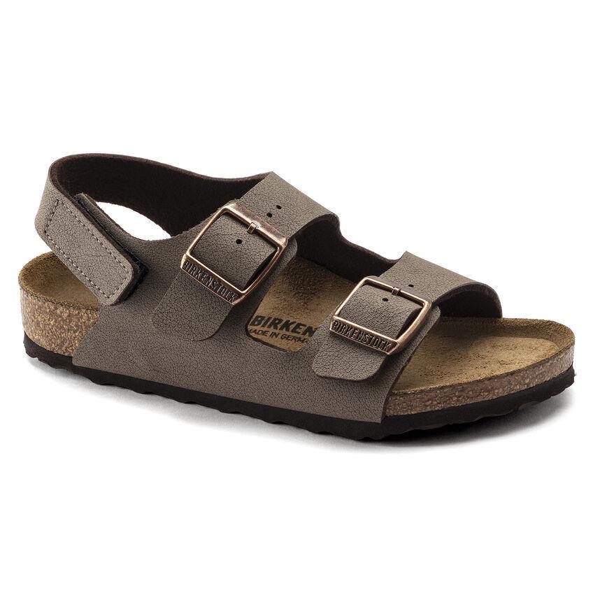Birkenstock GS (Grade School) Milano Mocha Nubuck Velcro - Image 5