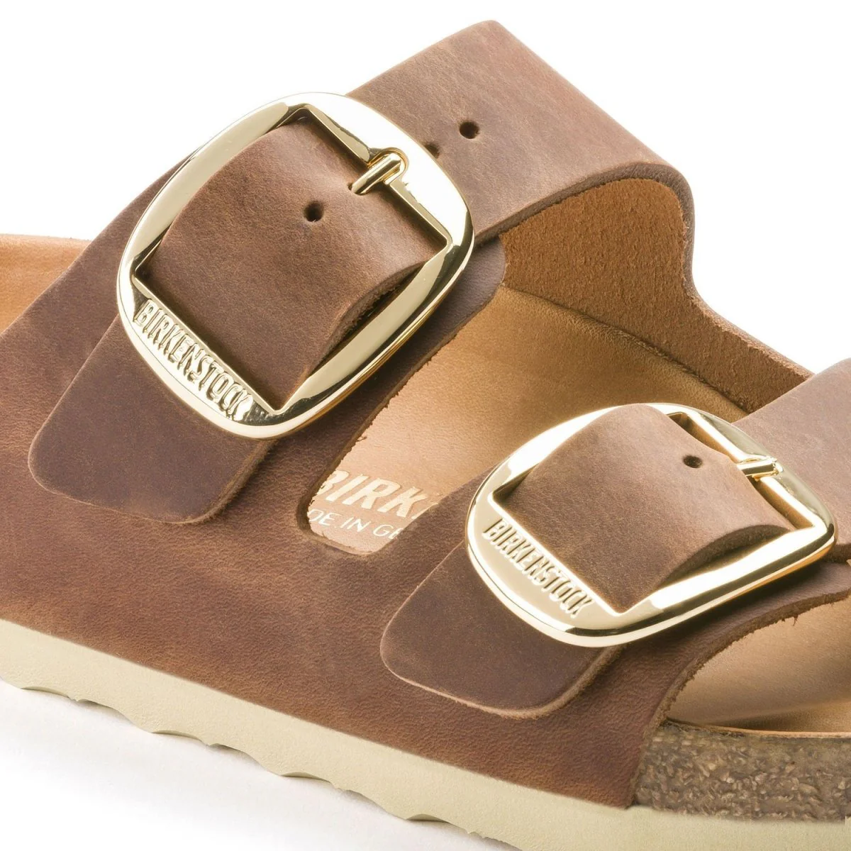 Birkenstock Women's Arizona Big Buckle Oiled Leather Cognac - Image 2