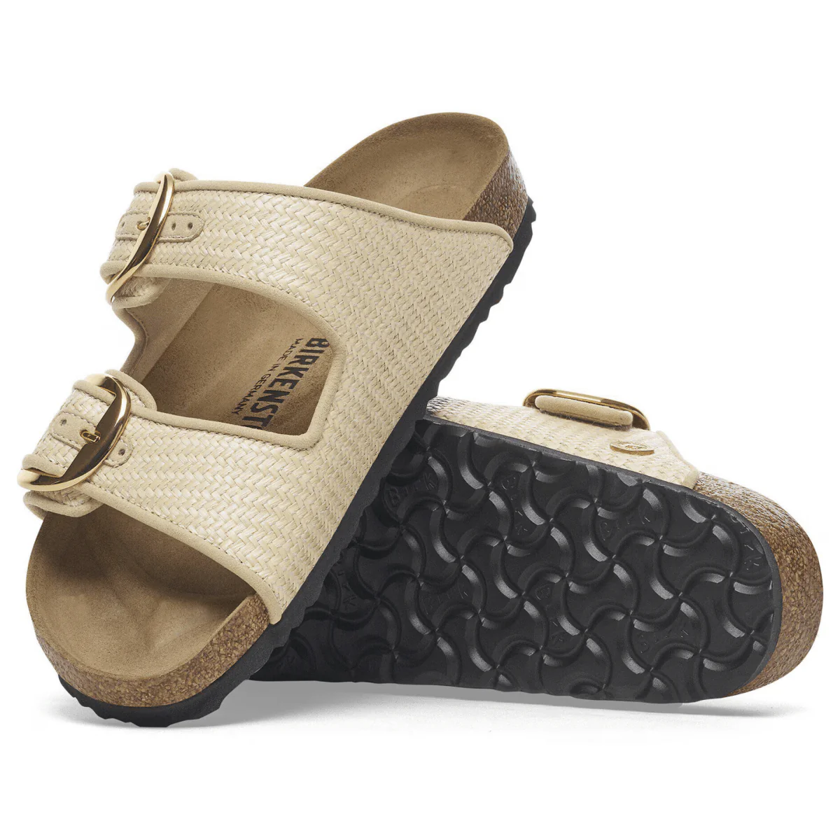 Birkenstock Women's Arizona Big Buckle Raffia Natural - Image 6