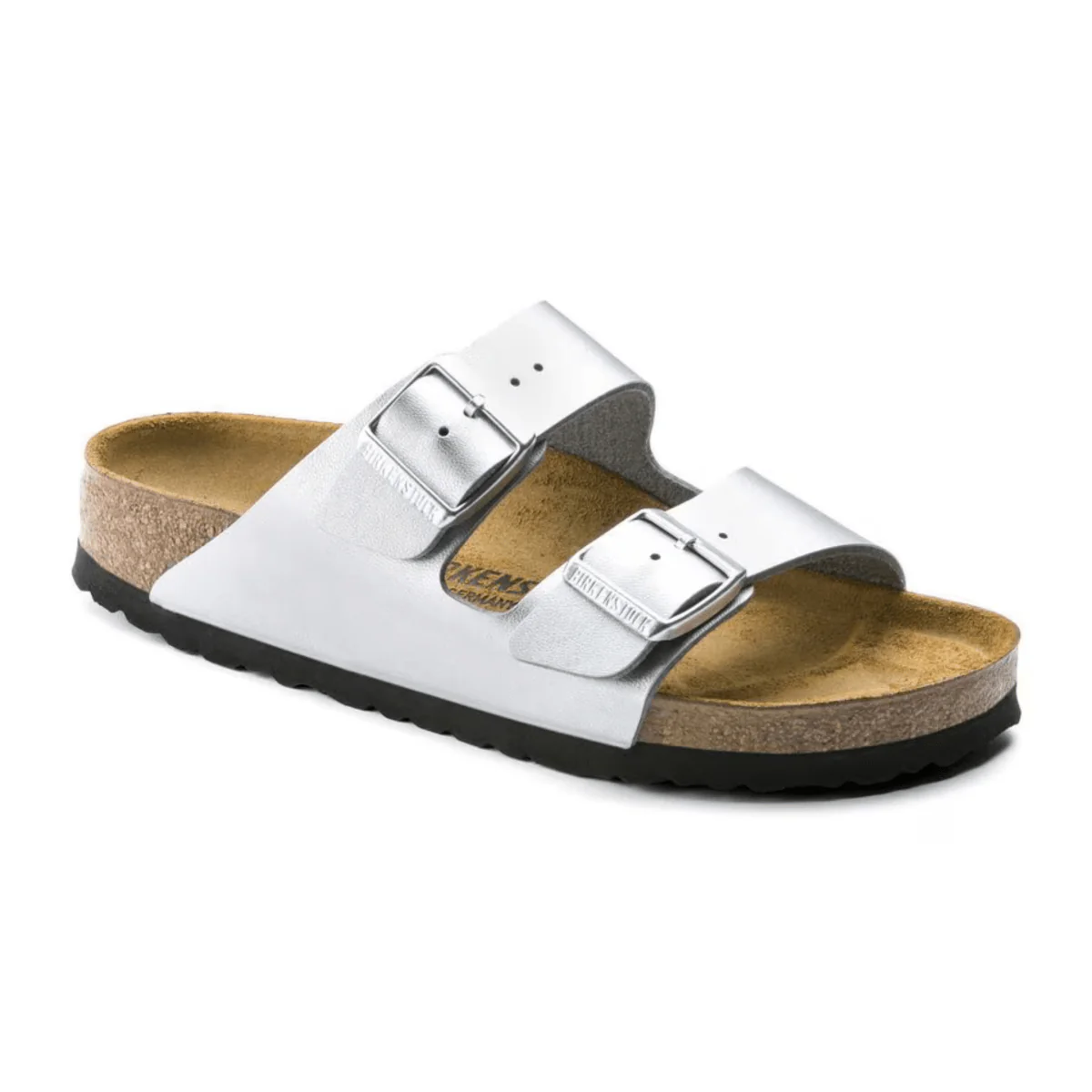Birkenstock Women's Arizona Birko-Flor Silver - Image 2