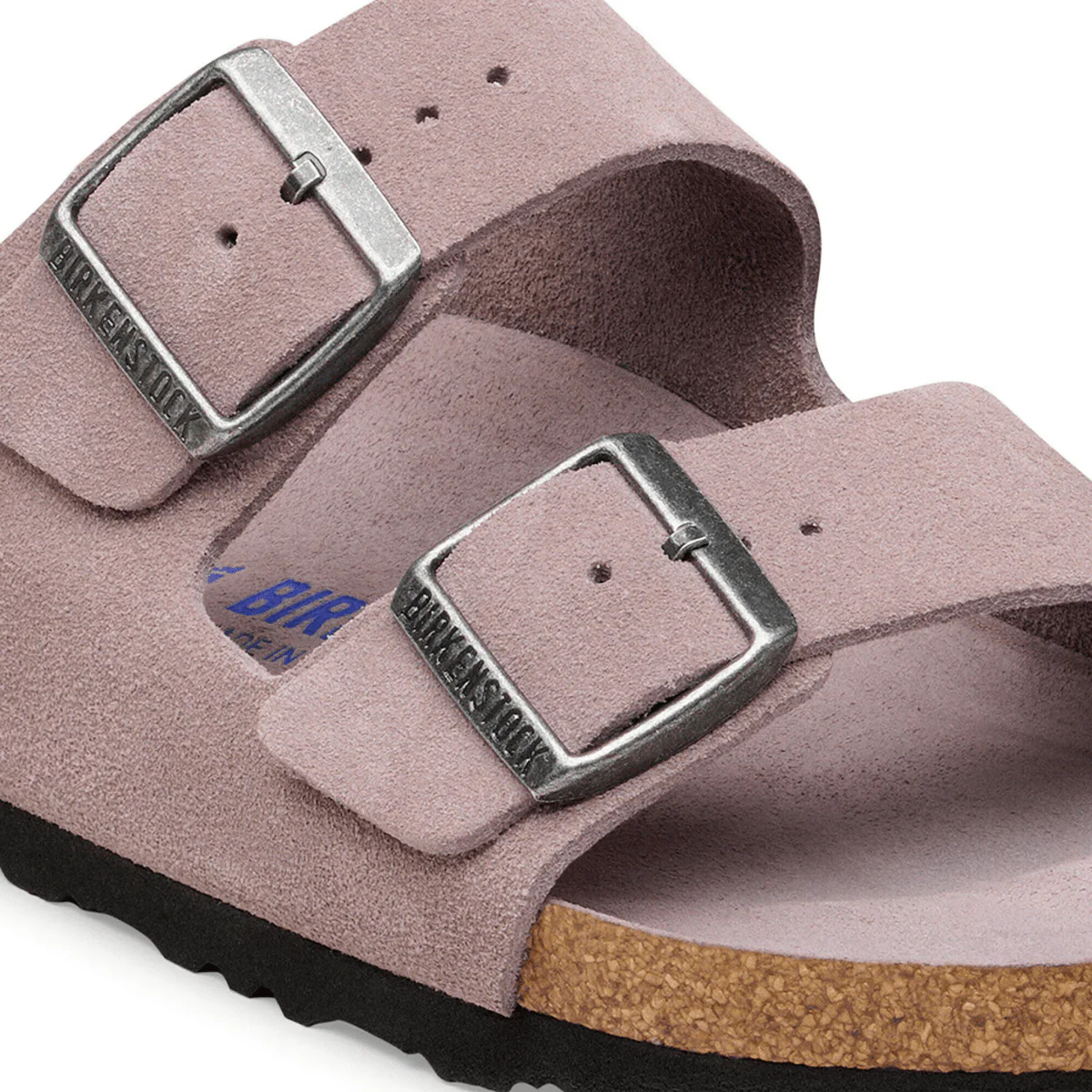 Birkenstock Women's Arizona Soft Footbed Faded Purple Tonal Suede - Image 4