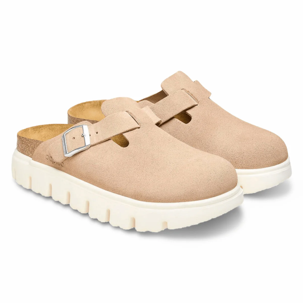 Birkenstock Women's Boston Chunky Warm Sand Suede - Image 3