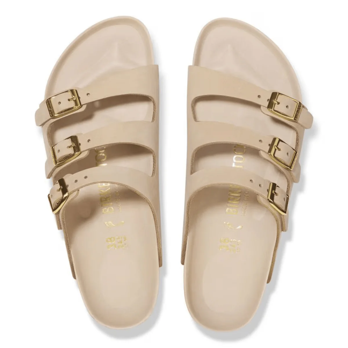 Birkenstock Women's Florida Sandcastle Nubuck - Image 5