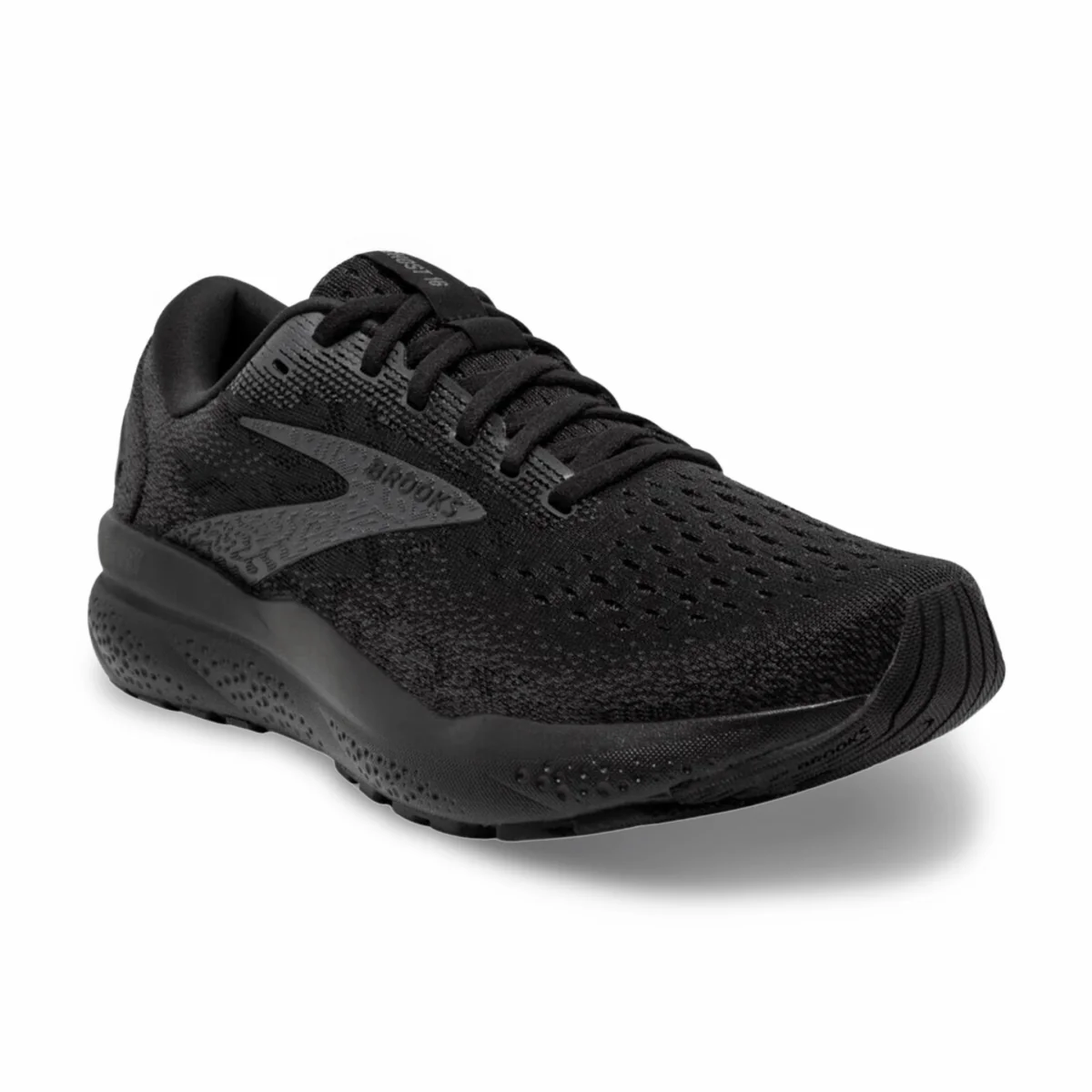Brooks Men's Ghost 16 Black/Black/Ebony - Image 2