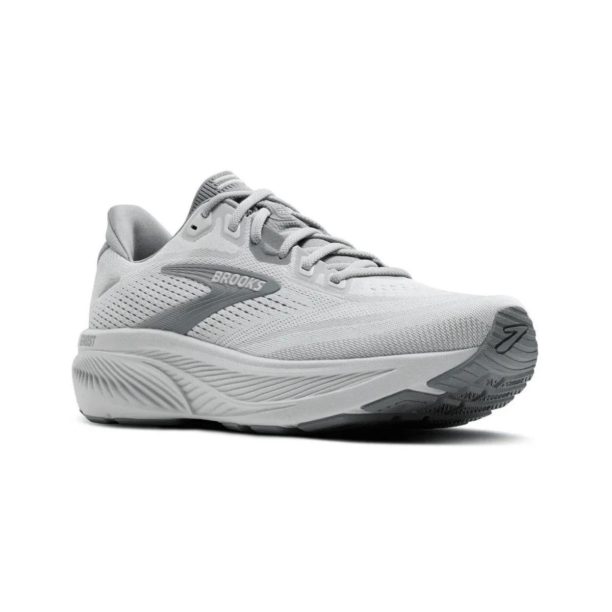 Brooks Men's Ghost 18 Primer Grey/Oyster/Mushroom - Image 2