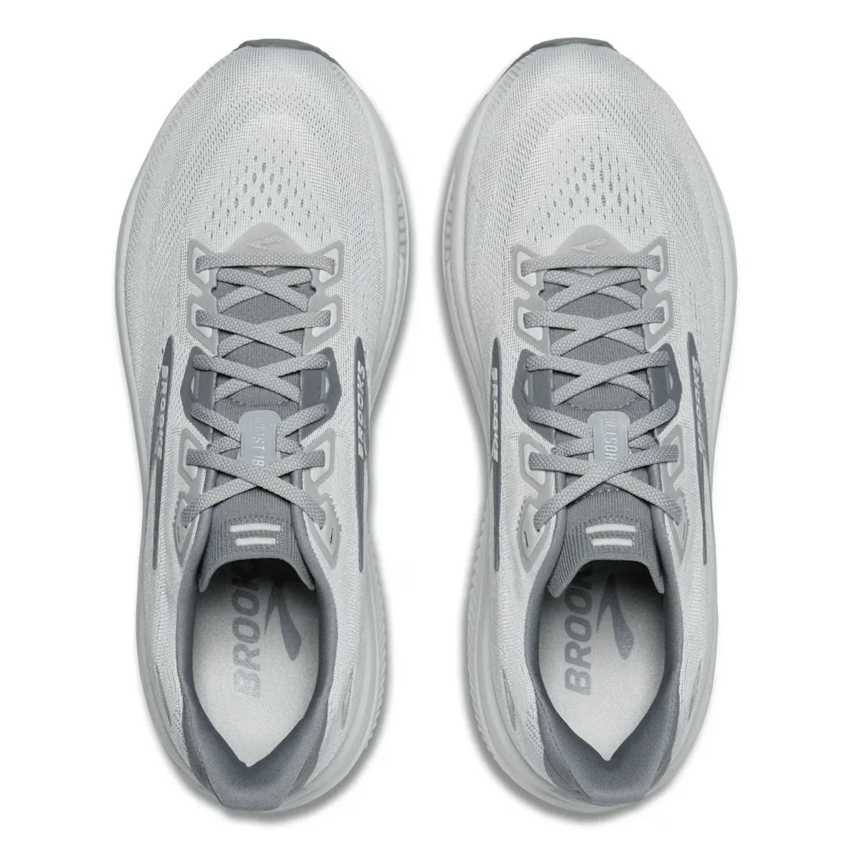 Brooks Men's Ghost 18 Primer Grey/Oyster/Mushroom - Image 5