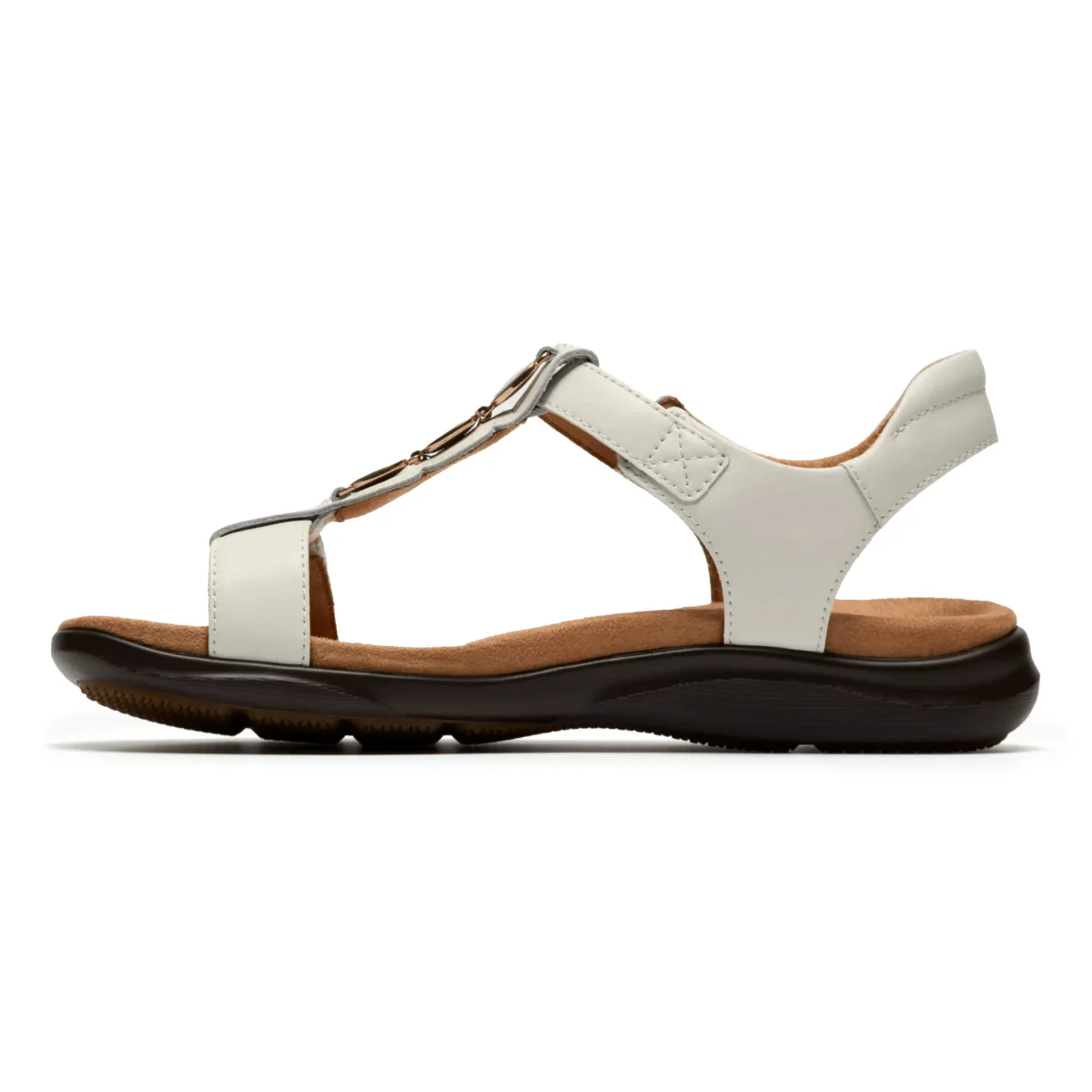 Clarks Women's Kitly Gem White Leather - Image 3