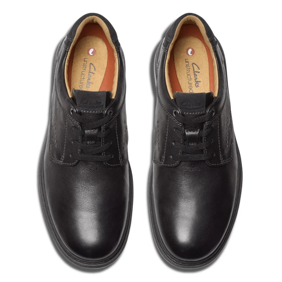 Clarks Men's Un Briley Pace Black Leather - Image 5