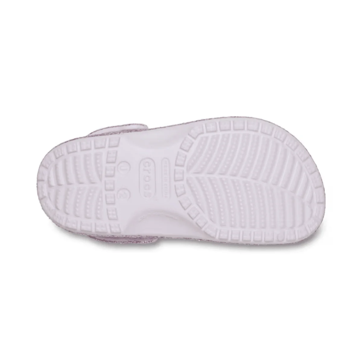 Crocs Kids Classic Chunky Glitter Clog Grape Ice - Image 6
