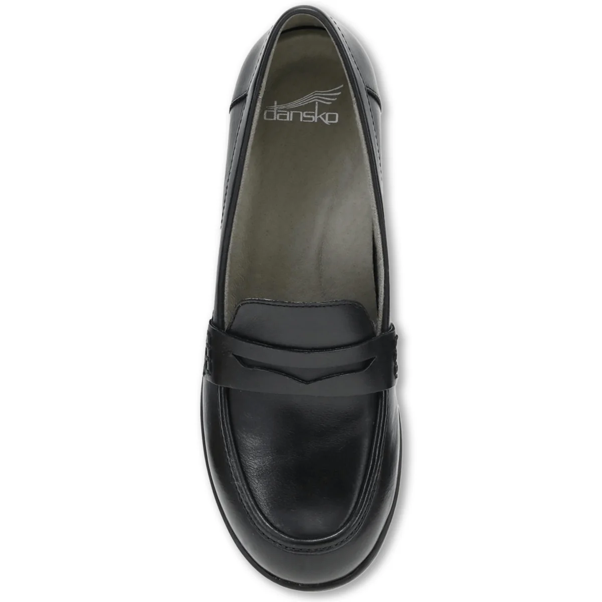 Dansko Women's Danica Black Waterproof Burnished Loafer - Image 5
