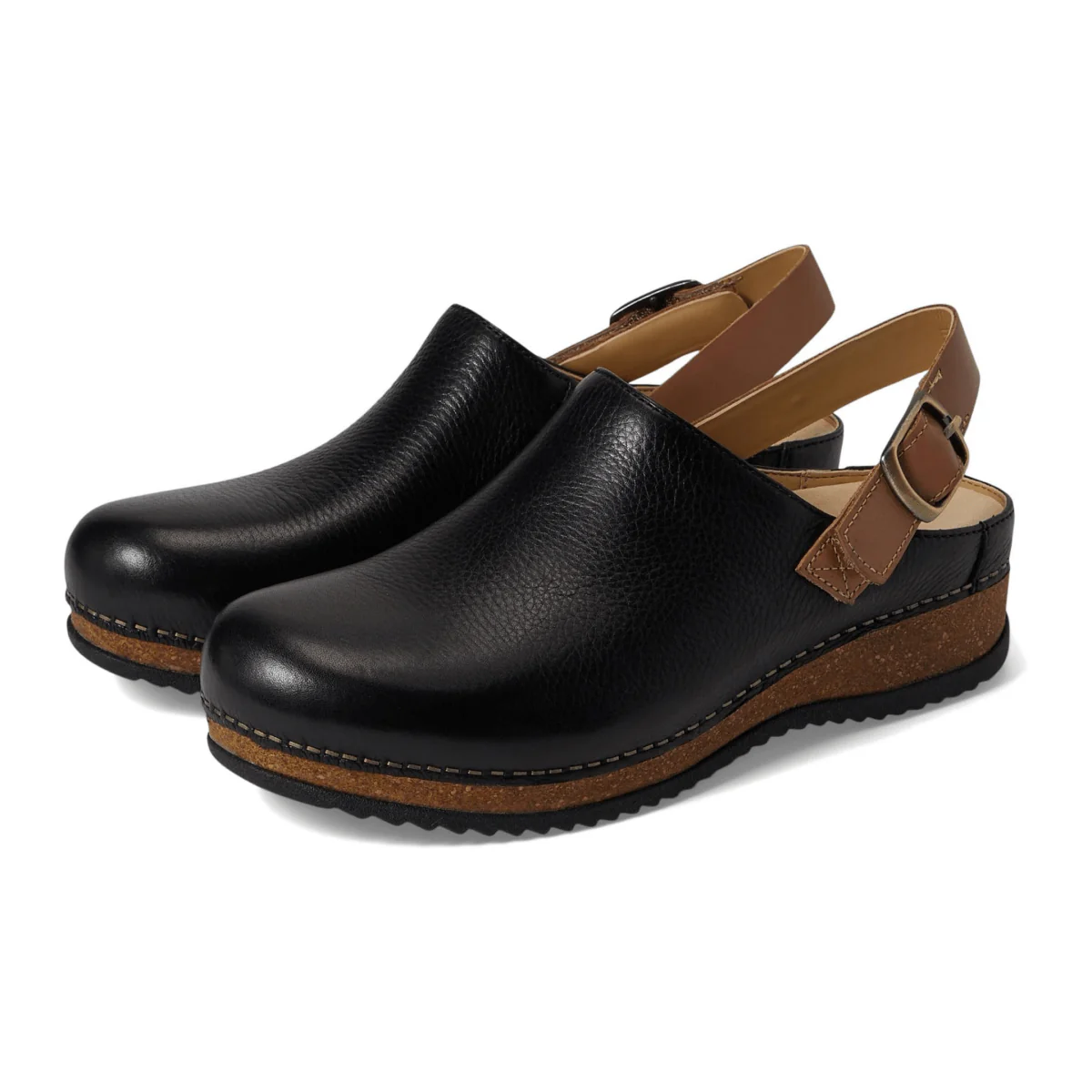 Dansko Women's Merrin Black Waxy Milled Mule - Image 2