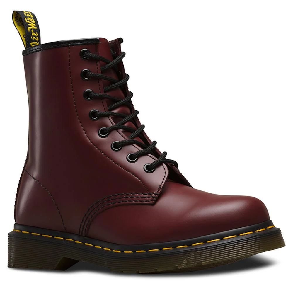 Dr. Martens Women's 1460 Cherry Red Smooth Leather - Image 2