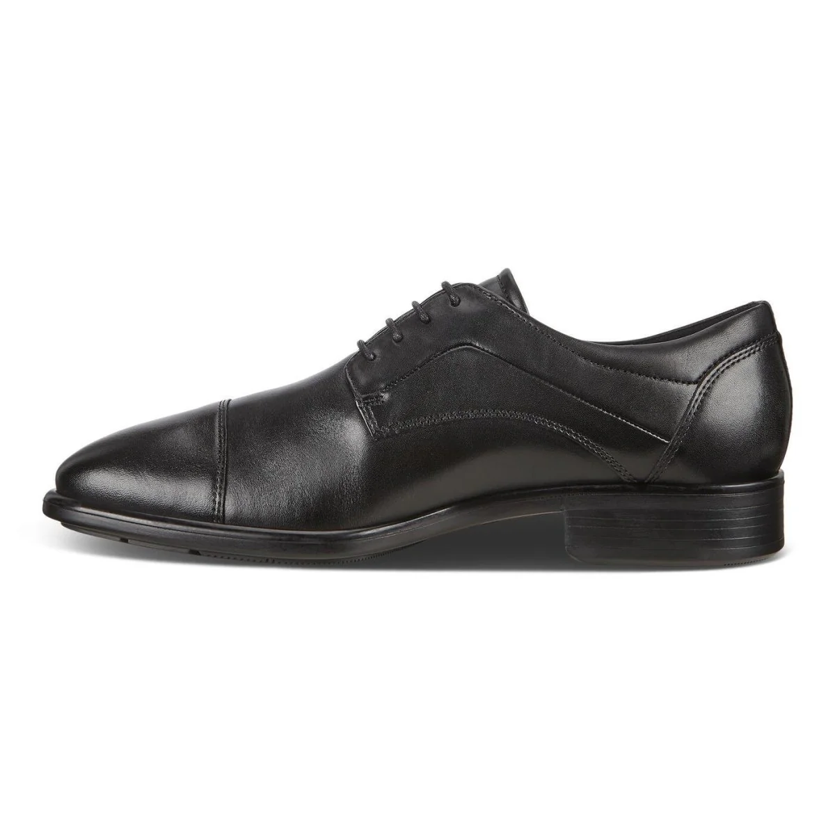 ECCO Men's City Tray Derby Shoe Black - Image 4