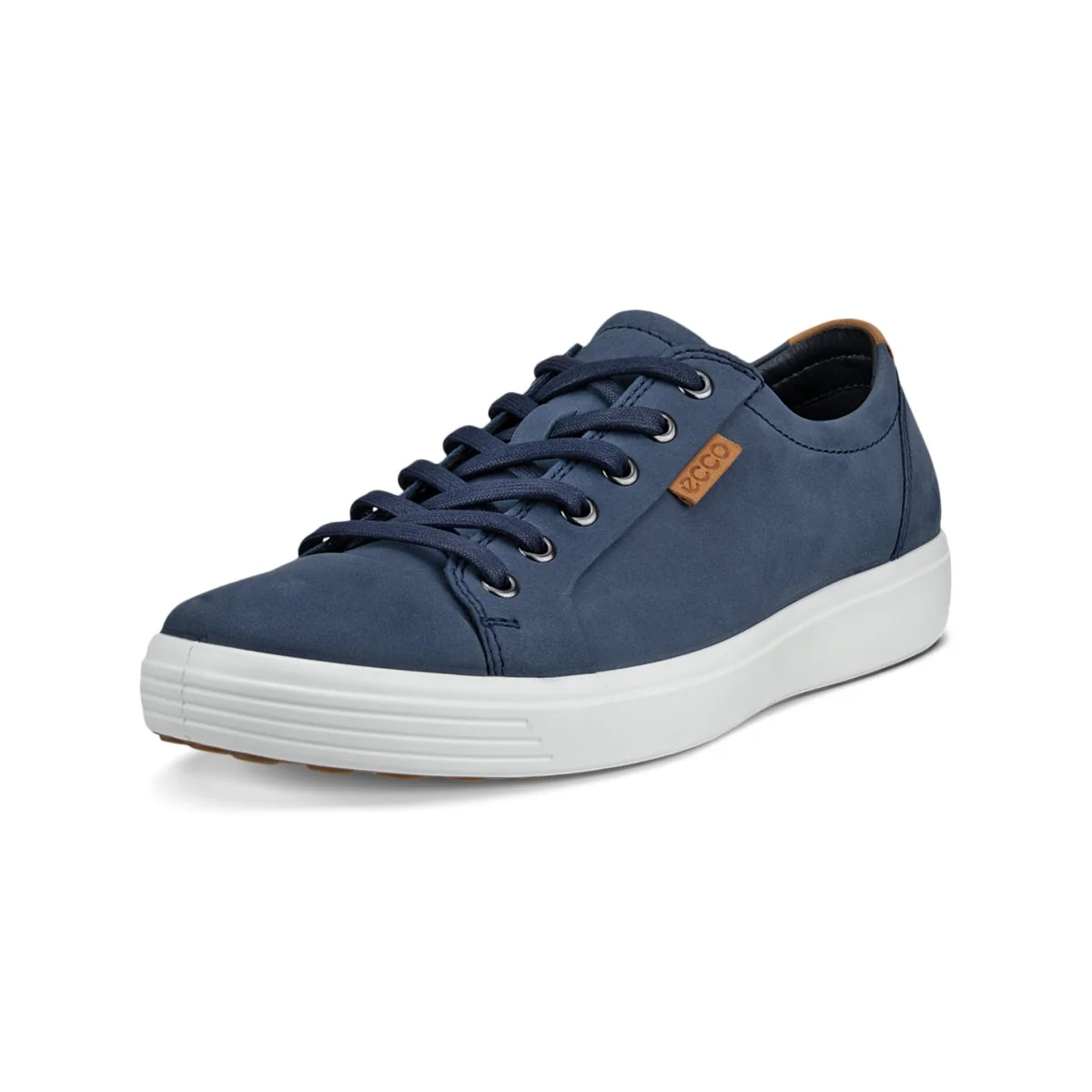 Ecco Men's Soft 7 Sneaker Marine/Lion Nubuck - Image 2
