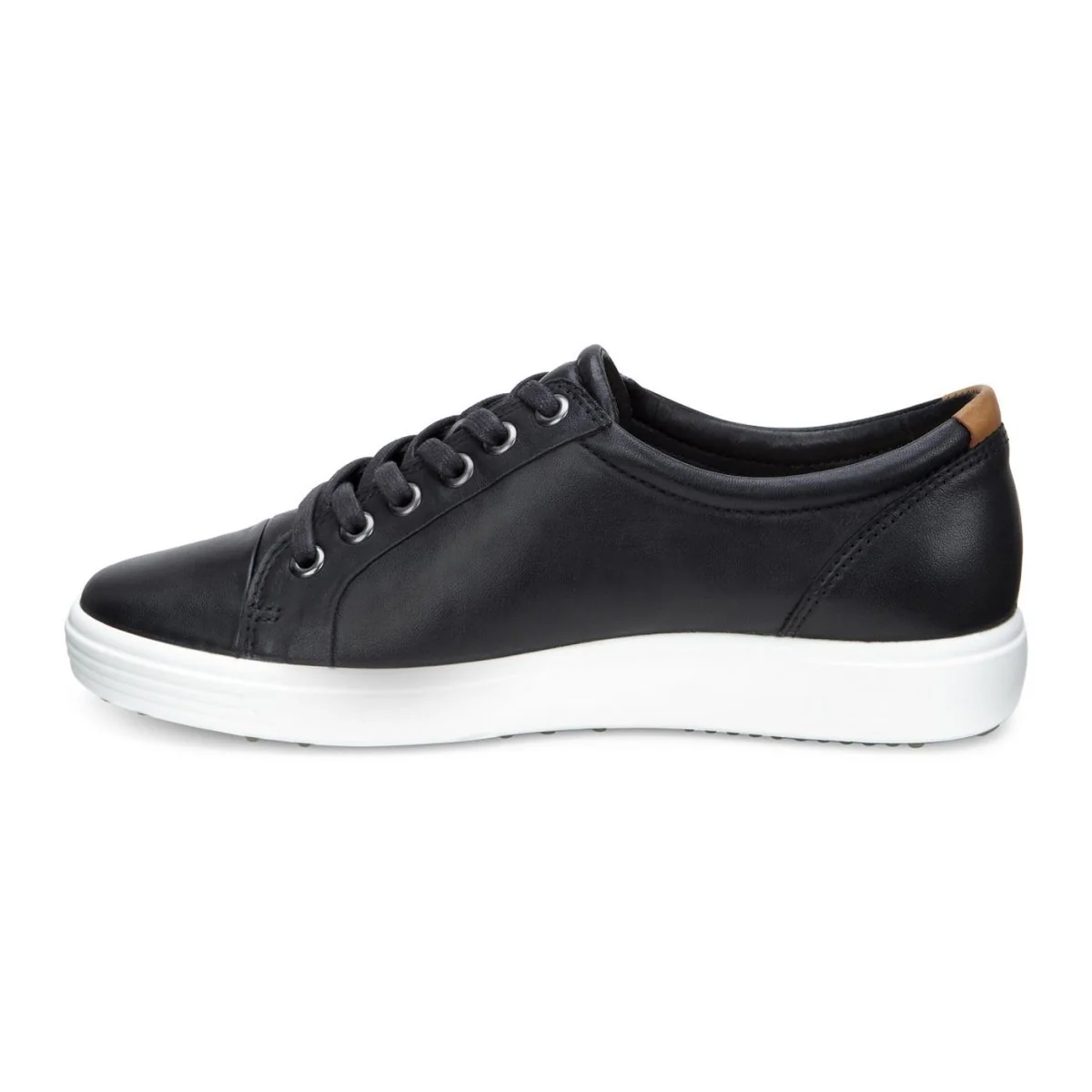 ECCO Women's 430003 Soft 7 Sneaker Black Leather - Image 4