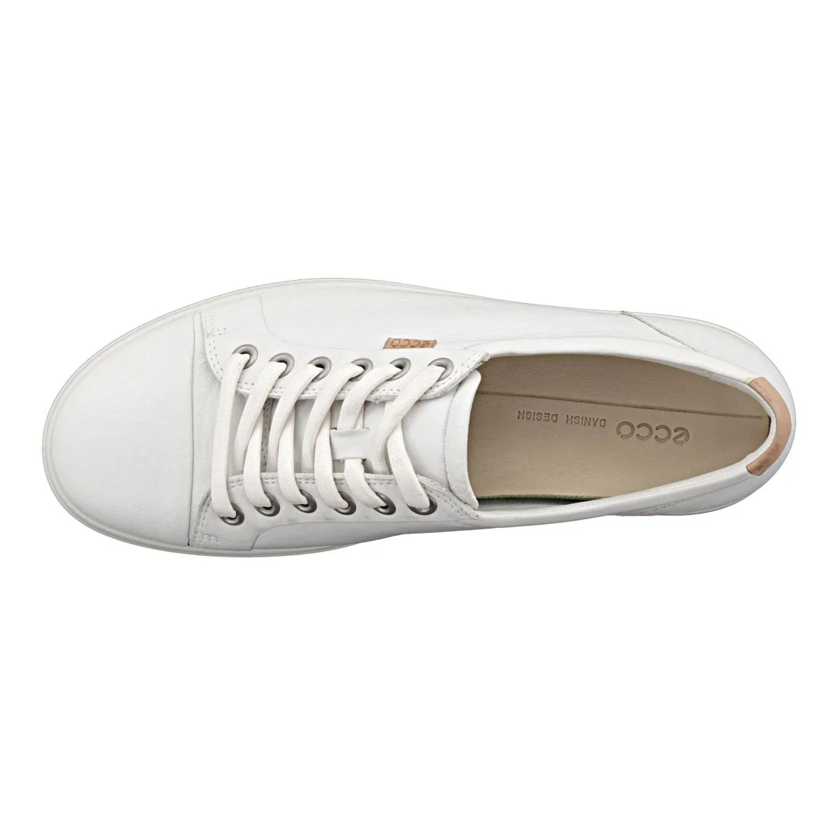 ECCO Women's 430003 Soft 7 Sneakers White - Image 6