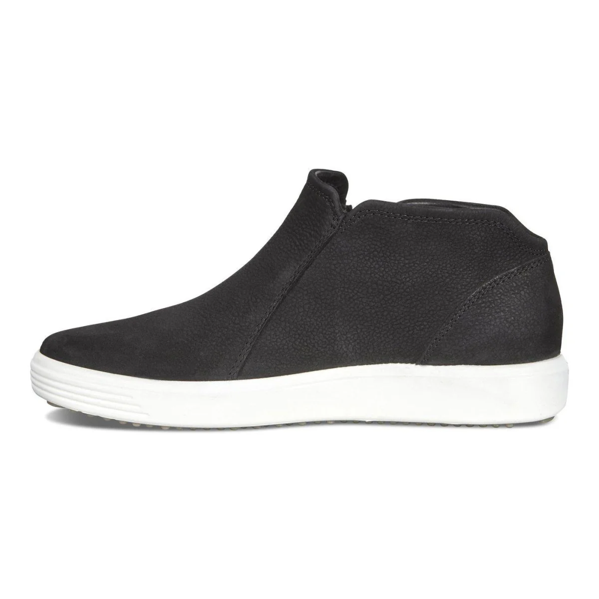 Ecco Women's Soft 7 Low Bootie Black Nubuck - Image 3