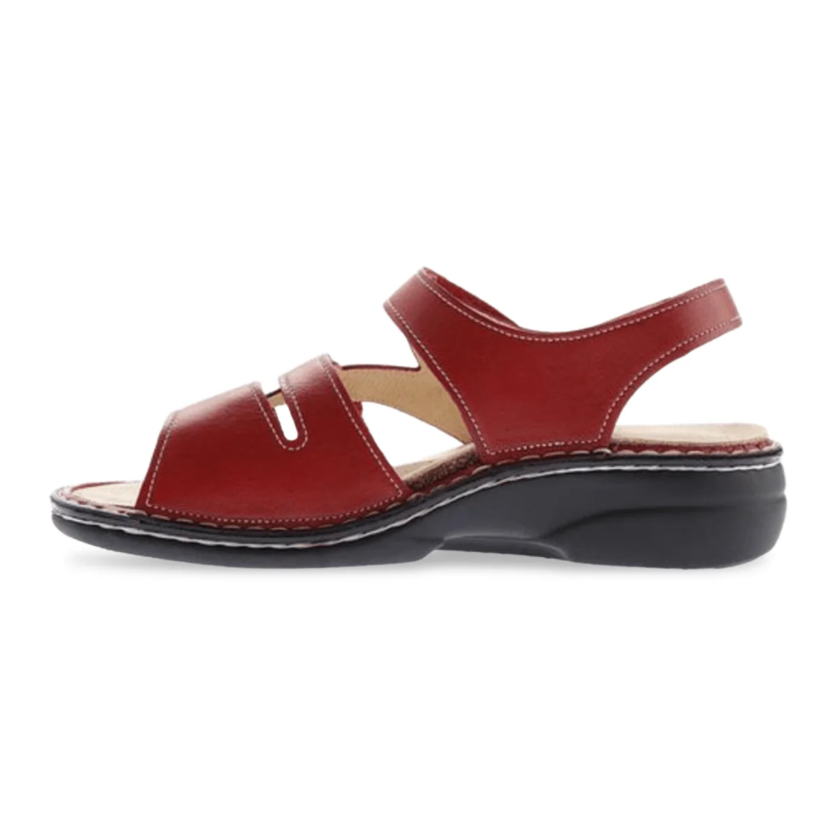 Finn Comfort Women's Gomera Red Leather - Image 3