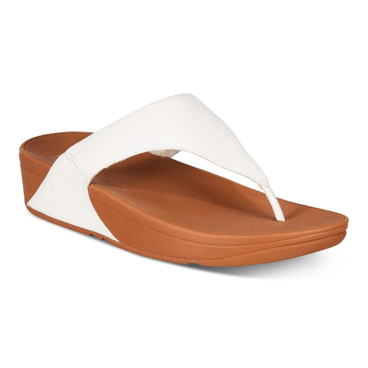 FITFLOP Women's Lulu 2 Thong White Leather - Image 2
