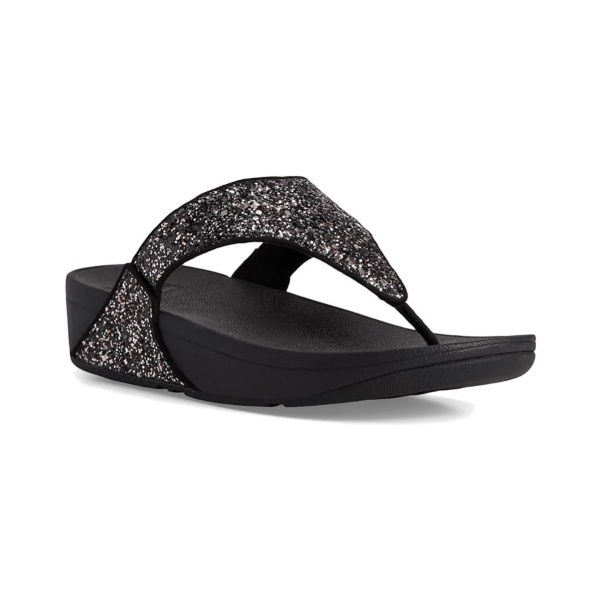 FitFlop Women's Lulu Glitter Toe-Post Black Multi - Image 2