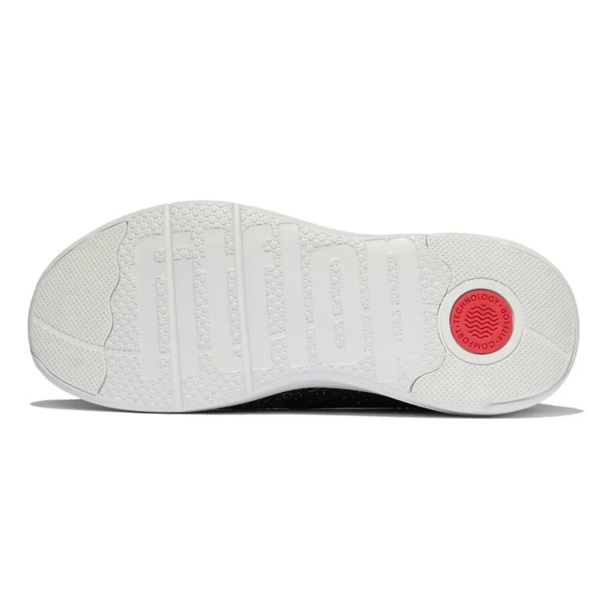 FitFlop Women's Super Q Knit Ballet Black/Silvereen - Image 5
