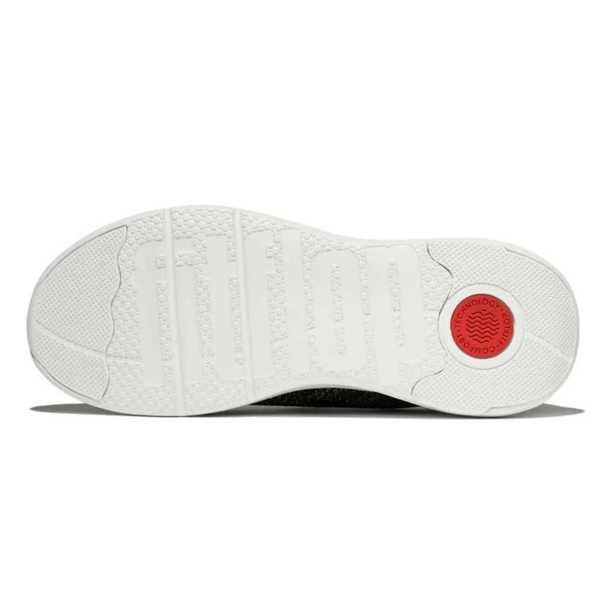 FitFlop Women's Super Q Knit Sneaker Black/Silvereen - Image 5