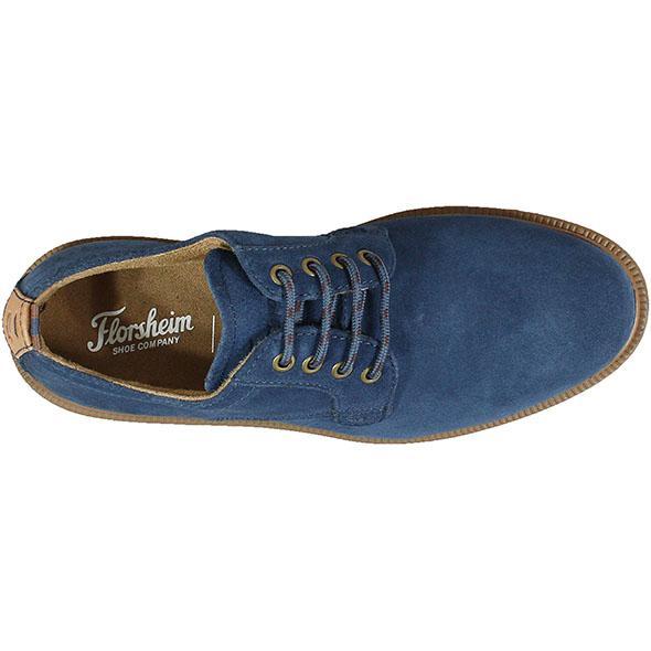 Florsheim Kids Boys Sapacush Plain Toe Ox Navy Suede/Brick (Sizes 4-7) - Image 6