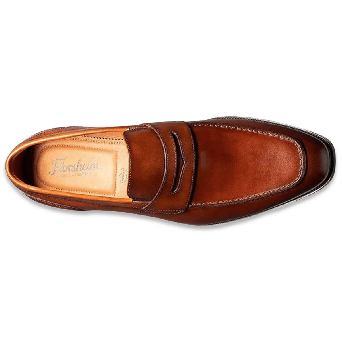 Florsheim Men's Sorrento Moc Toe Penny Cognac - Image 6