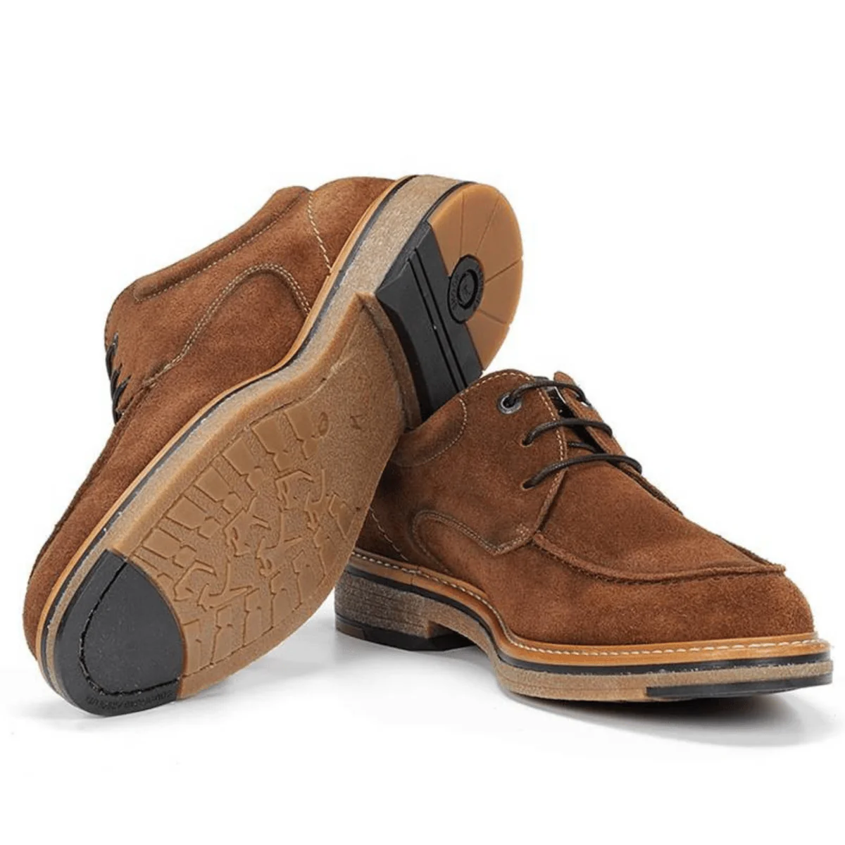 Fluchos Men's Kasper Afelpado Antilope Brown Suede - Image 7