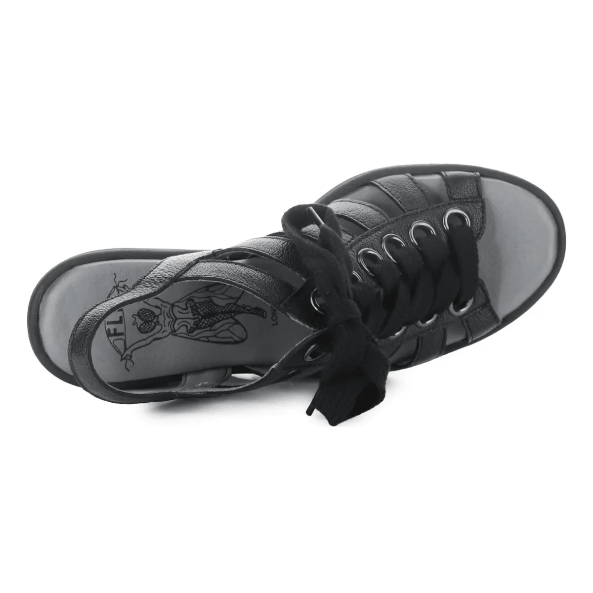 Fly London Women's LITU469 Black Mousse - Image 10
