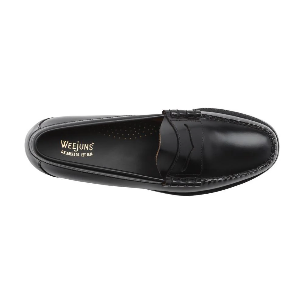 G.H. Bass Men's Larson Weejuns Black Leather - Image 5