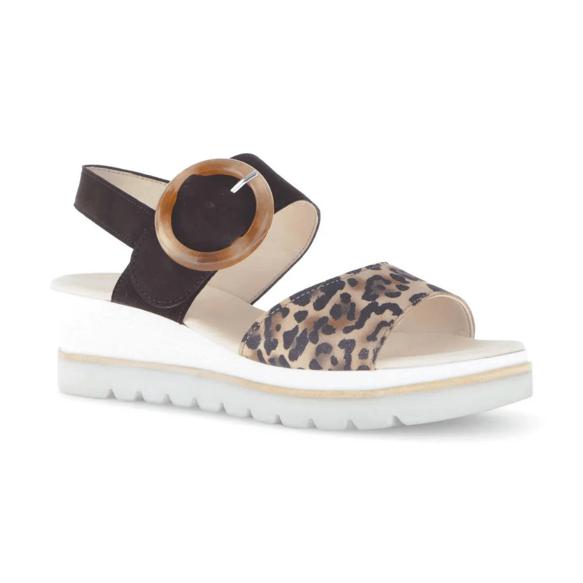 Gabor Women's 44.645.38 Black/Leopard - Image 2