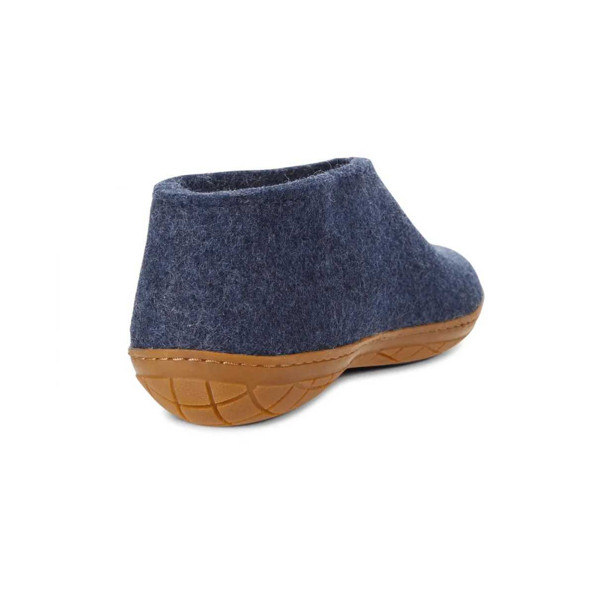 Glerups Men's Model AR Shoe with Natural Honey Rubber Sole Denim - Image 4