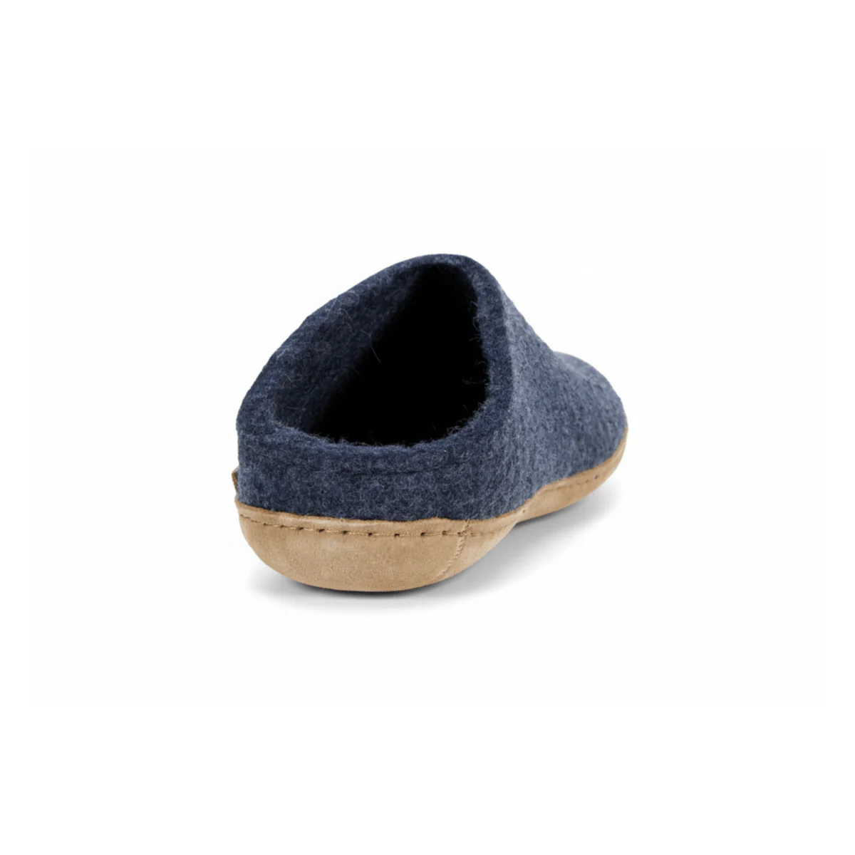 Glerups Men's Model B Slipper with Leather Sole Denim - Image 4